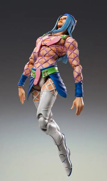 Jojo no Kimyou na Bouken - Stone Ocean - Narciso Anasui - Super Action Statue  #69 - 2023 Re-release (Medicos Entertainment)ㅤ – Medicos Entertainment – ActionFigure Brasil — embalagem