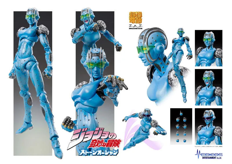Jojo no Kimyou na Bouken - Stone Ocean - Stone Free - Super Action Statue #66 - 2021 Re-release (Medicos Entertainment)ㅤ – Medicos Entertainment – ActionFigure Brasil