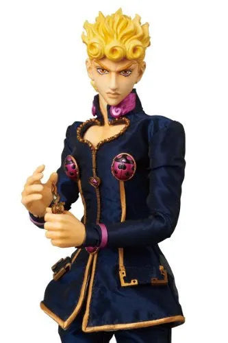 Jojo no Kimyou na Bouken - Vento Aureo - Giorno Giovanna - Real Action Heroes #540 - 1/6 (Medicom Toy)ㅤ – Medicom Toy – ActionFigure Brasil — close