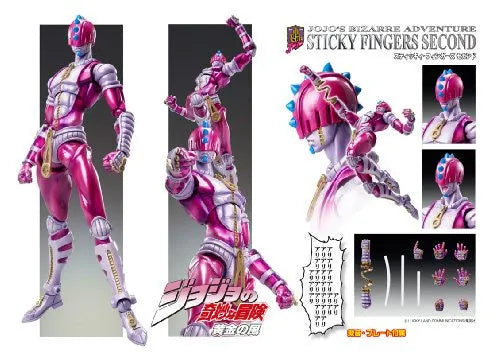 Jojo no Kimyou na Bouken - Vento Aureo - Sticky Fingers - Super Action Statue #43 - Second Ver. (Medicos Entertainment)ㅤ – Medicos Entertainment – ActionFigure Brasil