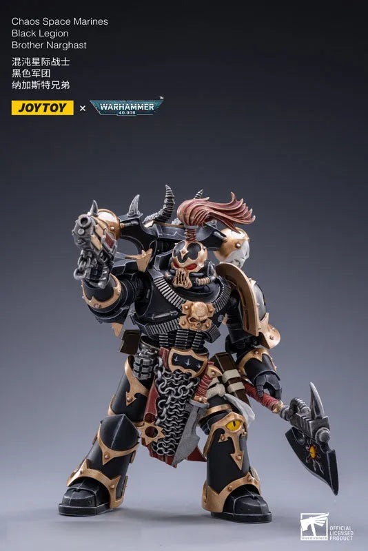JOYTOY x Warhammer 40000 1/18 Chaos Space Marines Black Legion Brother Narghastㅤ – JOYTOY – ActionFigure Brasil