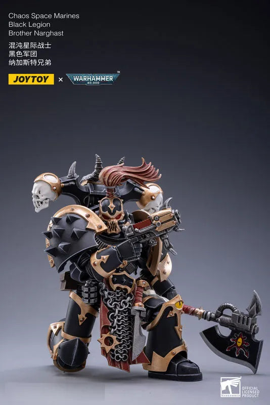 JOYTOY x Warhammer 40000 1/18 Chaos Space Marines Black Legion Brother Narghastㅤ – JOYTOY – ActionFigure Brasil