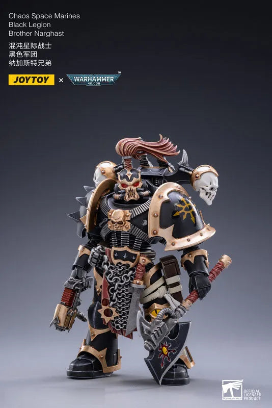 JOYTOY x Warhammer 40000 1/18 Chaos Space Marines Black Legion Brother Narghastㅤ – JOYTOY – ActionFigure Brasil