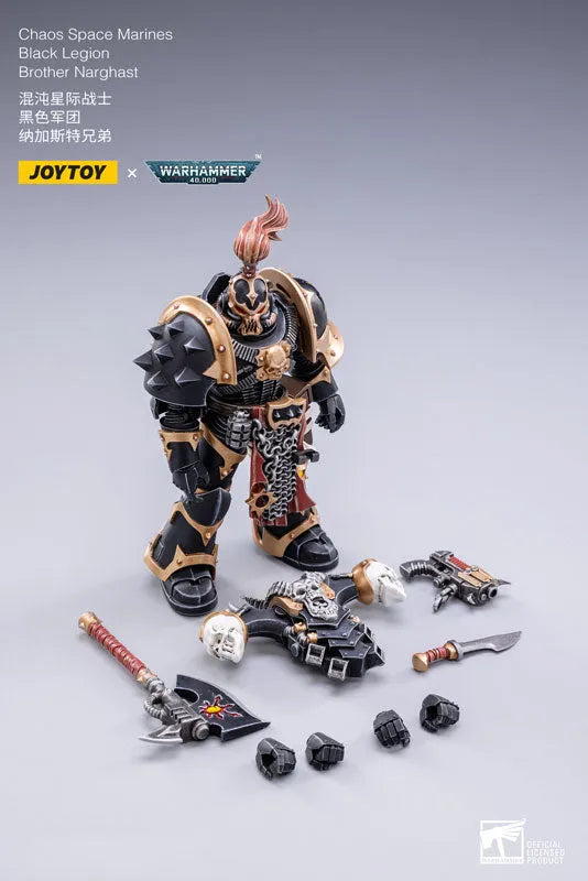 JOYTOY x Warhammer 40000 1/18 Chaos Space Marines Black Legion Brother Narghastㅤ – JOYTOY – ActionFigure Brasil