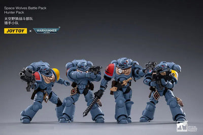 JOYTOY x Warhammer 40000 1/18 Space Wolf Battle Pack, Hunter Packㅤ – JOYTOY – ActionFigure Brasil — ângulo diferente