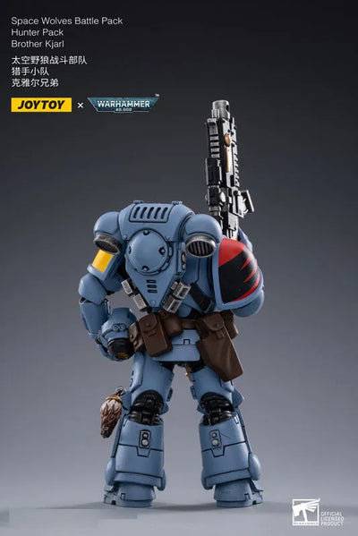 JOYTOY x Warhammer 40000 1/18 Space Wolf Battle Pack, Hunter Packㅤ – JOYTOY – ActionFigure Brasil — ângulo diferente