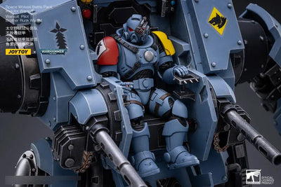 JOYTOY x Warhammer 40000 1/18 Space Wolf Battle Pack, Invictor War Suitㅤ – JOYTOY – ActionFigure Brasil — close
