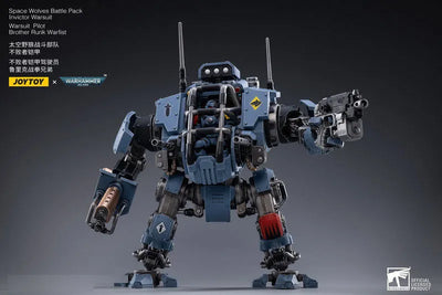 JOYTOY x Warhammer 40000 1/18 Space Wolf Battle Pack, Invictor War Suitㅤ – JOYTOY – ActionFigure Brasil — close