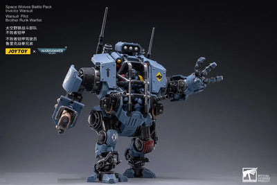 JOYTOY x Warhammer 40000 1/18 Space Wolf Battle Pack, Invictor War Suitㅤ – JOYTOY – ActionFigure Brasil — embalagem