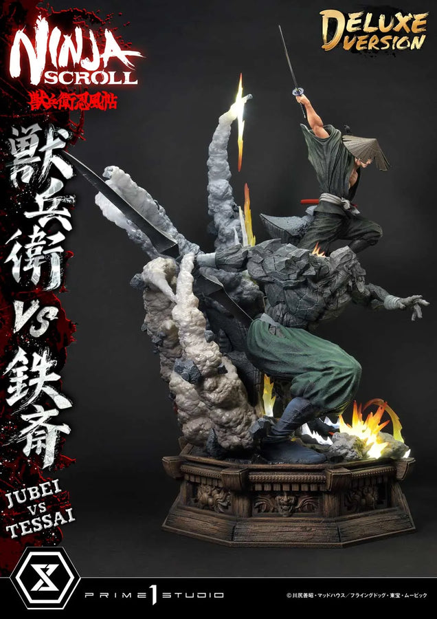 Jubei versus Tessai (Deluxe Bonus Version) Ninja Scroll – Prime1Studio – ActionFigure Brasil