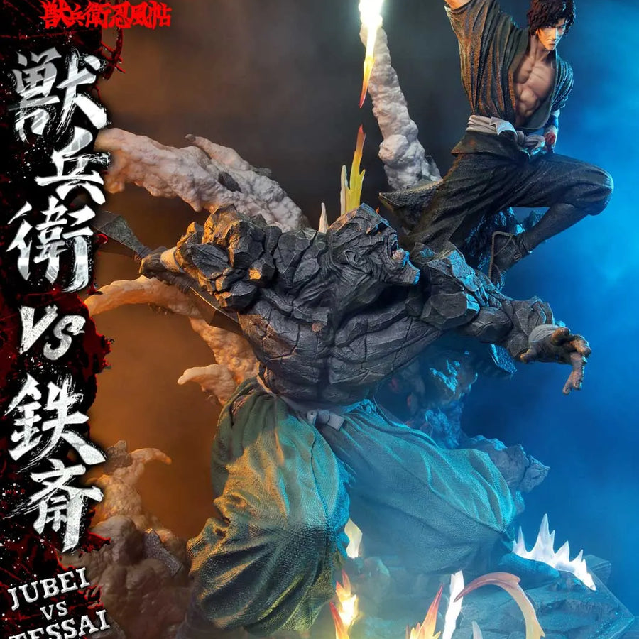 Jubei versus Tessai (Regular Version) Ninja Scroll – Prime1Studio – ActionFigure Brasil