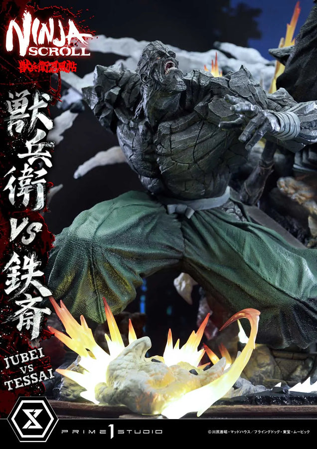 Jubei versus Tessai (Regular Version) Ninja Scroll – Prime1Studio – ActionFigure Brasil