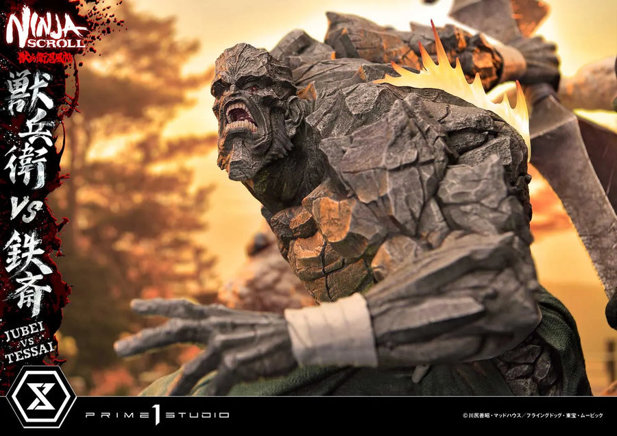 Jubei versus Tessai (Regular Version) Ninja Scroll – Prime1Studio – ActionFigure Brasil