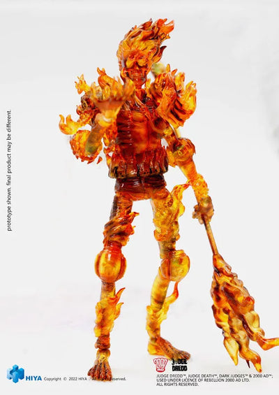 Judge Dread 1/18 Action Figure Judge Fireㅤ – Hiya Toys – ActionFigureBrasil — ângulo diferente