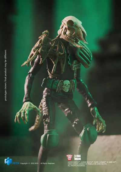 Judge Dread 1/18 Action Figure Judge Mortisㅤ – Hiya Toys – ActionFigureBrasil — ângulo diferente