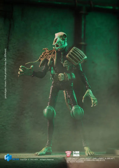 Judge Dread 1/18 Action Figure Judge Mortisㅤ – Hiya Toys – ActionFigureBrasil — acessórios