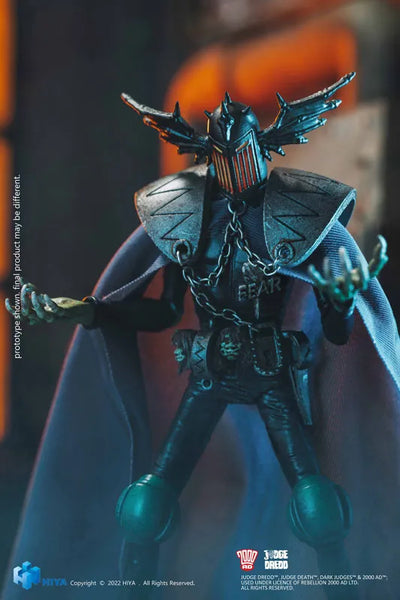Judge Dredd 1/18 Action Figure Judge Fearㅤ – Hiya Toys – ActionFigureBrasil — com base expositora