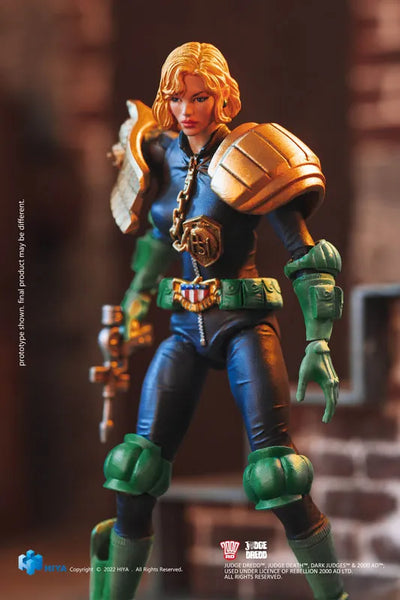 Judge Dredd - Judge Anderson - 1/18 (Hiya Toys)ㅤ – Hiya Toys – ActionFigure Brasil — ângulo diferente
