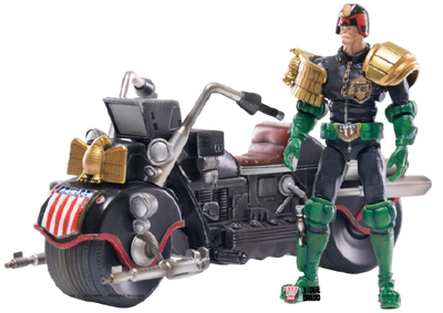 Judge Dredd - Judge Dredd & Lawmaster MKII Set - 1/18 (Hiya Toys)ㅤ – Hiya Toys – ActionFigure Brasil