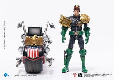 Judge Dredd - Judge Dredd & Lawmaster MKII Set - 1/18 (Hiya Toys)ㅤ – Hiya Toys – ActionFigure Brasil — embalagem