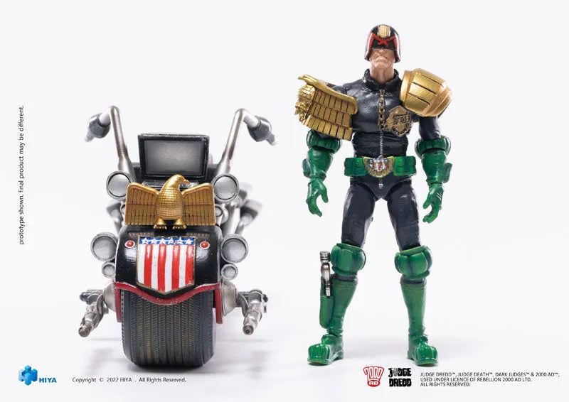 Judge Dredd - Judge Dredd & Lawmaster MKII Set - 1/18 (Hiya Toys)ㅤ – Hiya Toys – ActionFigure Brasil