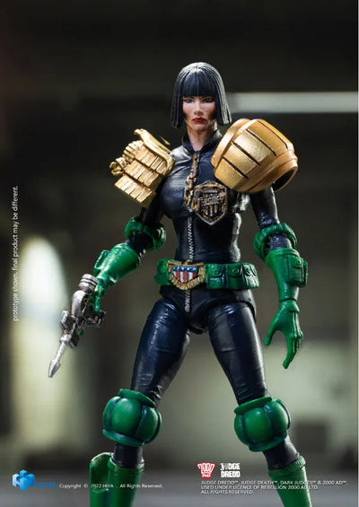 Judge Dredd - Judge Hershey - 1/18 (Hiya Toys)ㅤ – Hiya Toys – ActionFigure Brasil — ângulo diferente