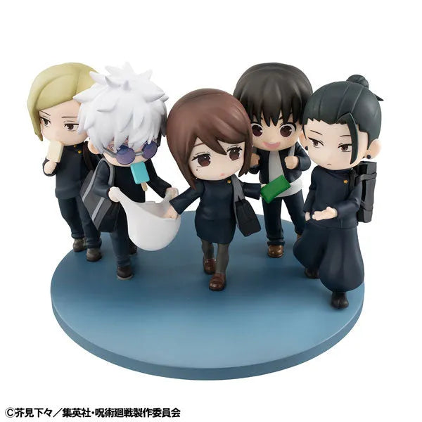Jujutsu Kaisen Dai 2 Ki - Getou Suguru - Gojou Satoru - Haibara Yuu - Ieiri Shouko - Nanami Kento - FigUnity (MegaHouse)ㅤ – MegaHouse – ActionFigureBrasil