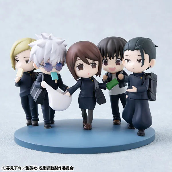 Jujutsu Kaisen Dai 2 Ki - Getou Suguru - Gojou Satoru - Haibara Yuu - Ieiri Shouko - Nanami Kento - FigUnity (MegaHouse)ㅤ – MegaHouse as Manufacturer – ActionFigure Brasil