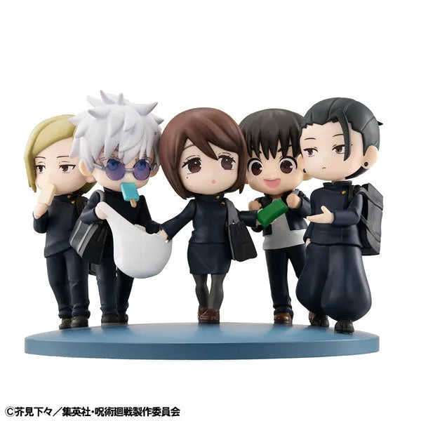 Jujutsu Kaisen Dai 2 Ki - Getou Suguru - Gojou Satoru - Haibara Yuu - Ieiri Shouko - Nanami Kento - FigUnity (MegaHouse)ㅤ – MegaHouse as Manufacturer – ActionFigure Brasil