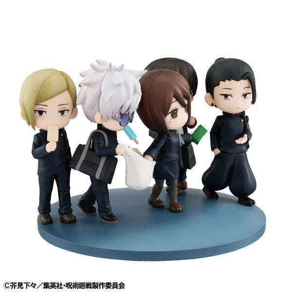 Jujutsu Kaisen Dai 2 Ki - Getou Suguru - Gojou Satoru - Haibara Yuu - Ieiri Shouko - Nanami Kento - FigUnity (MegaHouse)ㅤ – MegaHouse as Manufacturer – ActionFigure Brasil