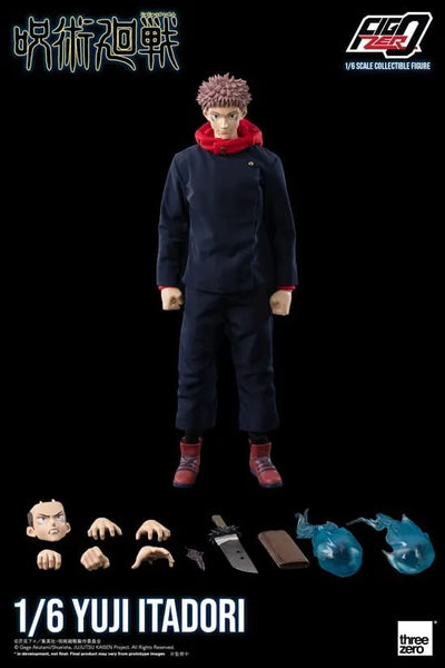 Jujutsu Kaisen - Itadori Yuuji - FigZero - 1/6 - December 2022 Re-release (ThreeZero)ㅤ – ThreeZero – ActionFigure Brasil — acessórios
