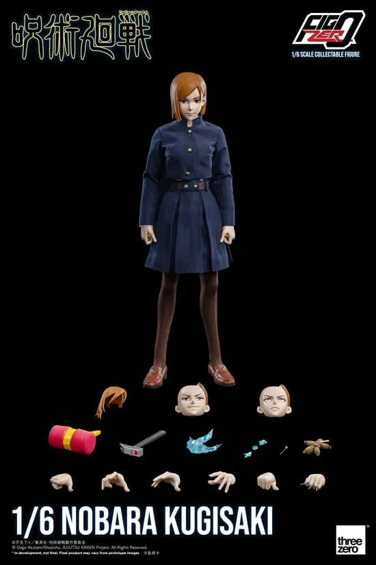 Jujutsu Kaisen - Kugisaki Nobara - FigZero - 1/6 - December 2022 Re-release (ThreeZero)ㅤ – ThreeZero – ActionFigure Brasil