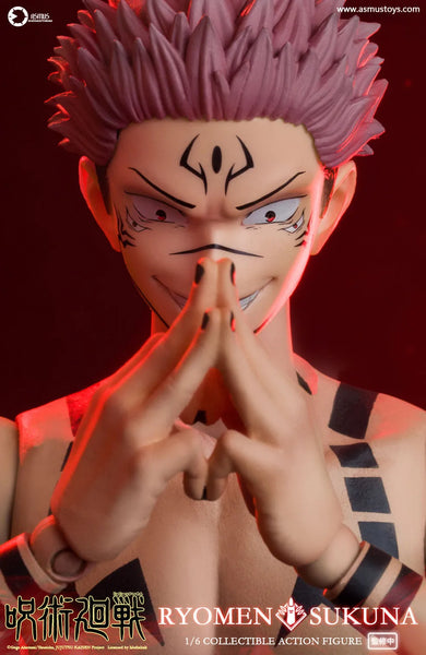 Jujutsu Kaisen - Sukuna - 1/6 - Luxury Edition (Asmus Toys)ㅤ – Asmus Toys – ActionFigureBrasil — com base expositora