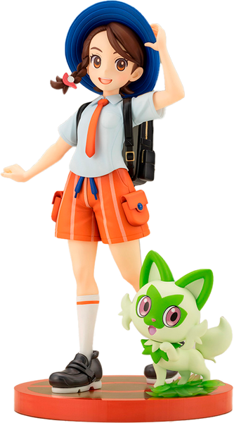 Juliana with Sprigatito – Kotobukiya – ActionFigure Brasil — close