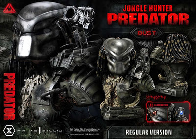 Jungle Hunter Predator - LIMITED EDITION: 100 – Prime 1 Studio – ActionFigure Brasil — com base expositora