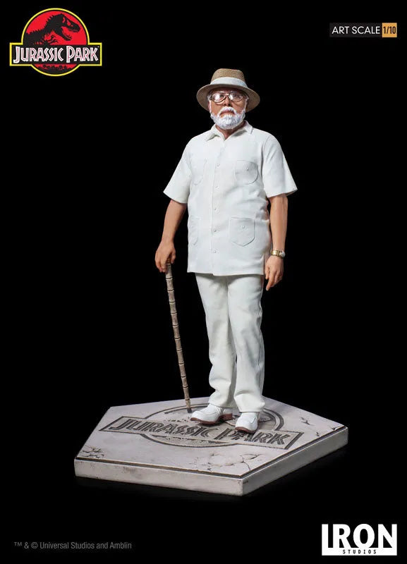 Jurassic Park / John Hammond 1/10 Art Scale Statueㅤ – Iron Studios – ActionFigure Brasil