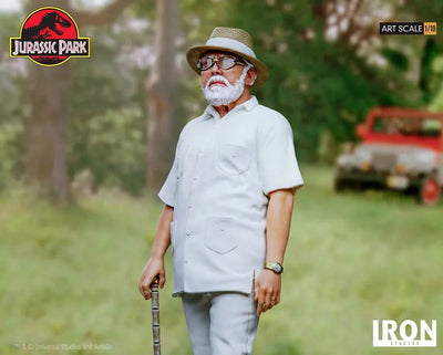 Jurassic Park / John Hammond 1/10 Art Scale Statueㅤ – Iron Studios – ActionFigureBrasil — embalagem