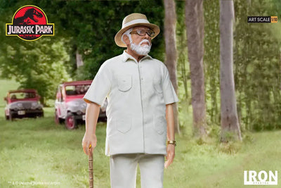 Jurassic Park / John Hammond 1/10 Art Scale Statueㅤ – Iron Studios – ActionFigureBrasil — acessórios
