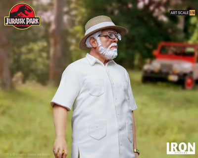 Jurassic Park / John Hammond 1/10 Art Scale Statueㅤ – Iron Studios – ActionFigureBrasil — ambientada