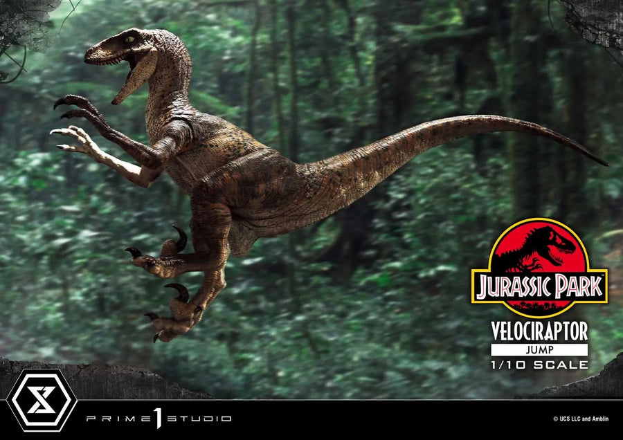 Jurassic Park - Velociraptor - Prime Collectible Figures PCFJP-06 - 1/10 - Jump (Prime 1 Studio)ㅤ – Prime 1 Studio – ActionFigure Brasil