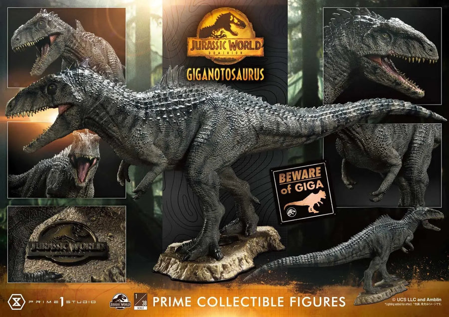 Jurassic World: Dominion - Giganotosaurus - Prime Collectible Figures PCFJW-07 - 1/38 (Prime 1 Studio)ㅤ – Prime 1 Studio – ActionFigure Brasil
