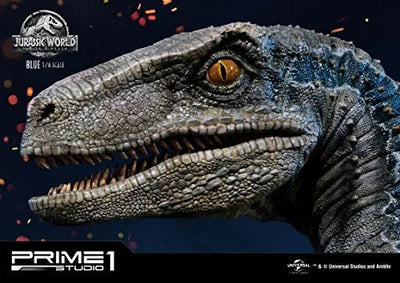 Jurassic World: Fallen Kingdom - Blue - Legacy Museum Collection LMCJW2-01 - 1/6 (Prime 1 Studio)ㅤ – Prime 1 Studio – ActionFigure Brasil — close