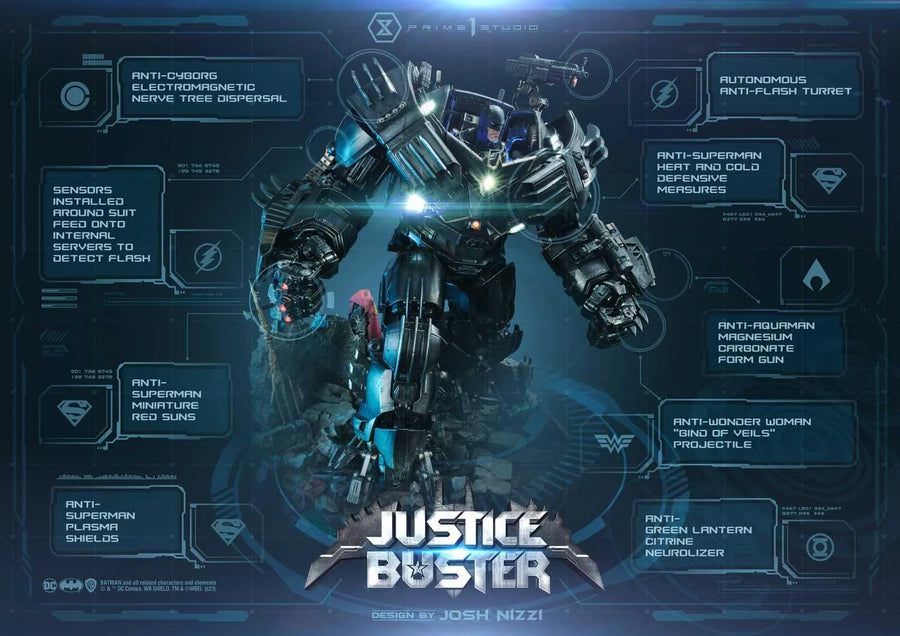 Justice Buster (Regular Version) Justice League (Comics) – Prime1Studio – ActionFigure Brasil