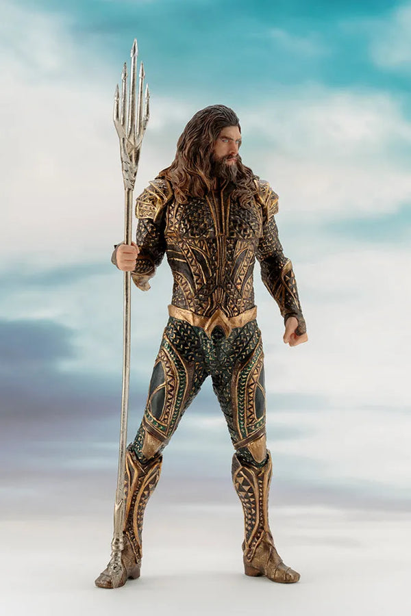 Justice League (2017) - Aquaman - ARTFX+ - 1/10ㅤ – Kotobukiya – ActionFigure Brasil