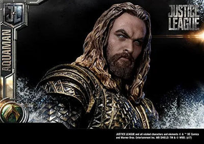 Justice League (2017) - Aquaman - Museum Masterline Series MMJL-02 - 1/3 (Prime 1 Studio)ㅤ – Prime 1 Studio As Manufacturer – ActionFigureBrasil — ambientada