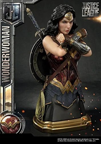 Justice League (2017) - Wonder Woman - Premium Bust PBDC-03 - 1/3 (Prime 1 Studio)ㅤ – Prime 1 Studio As Manufacturer – ActionFigureBrasil — com base expositora
