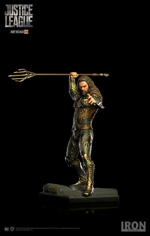 Justice League - Aquaman 1/10 Art Scale Statueㅤ – IRON STUDIOS – ActionFigure Brasil