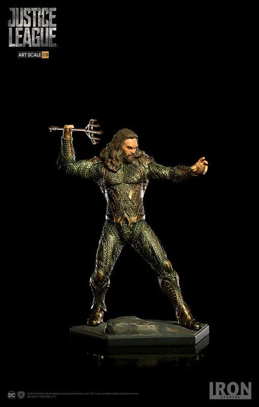 Justice League - Aquaman 1/10 Art Scale Statueㅤ – IRON STUDIOS – ActionFigure Brasil