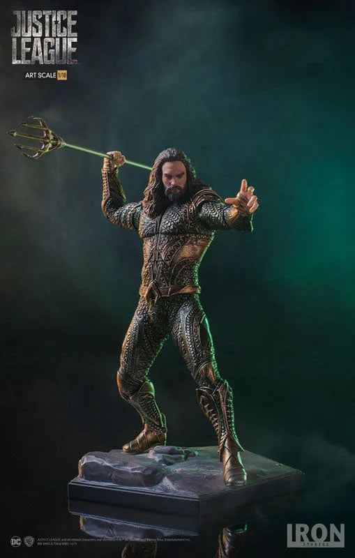 Justice League - Aquaman 1/10 Art Scale Statueㅤ – IRON STUDIOS – ActionFigure Brasil