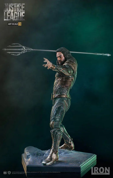 Justice League - Aquaman 1/10 Art Scale Statueㅤ – IRON STUDIOS – ActionFigureBrasil — acessórios